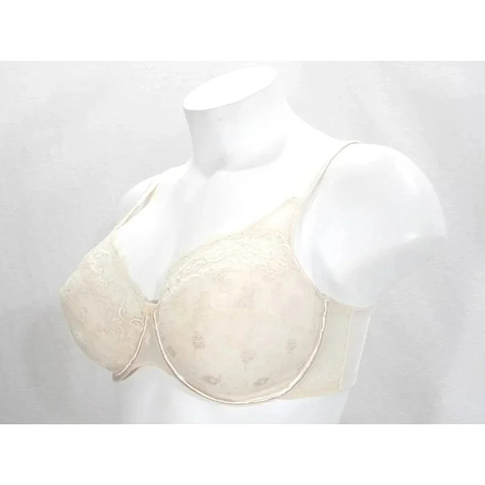 40D Playtex Secrets 4022‎ Jasmine Embroidery Underwire Bra  Ivory - Picture 2 of 3